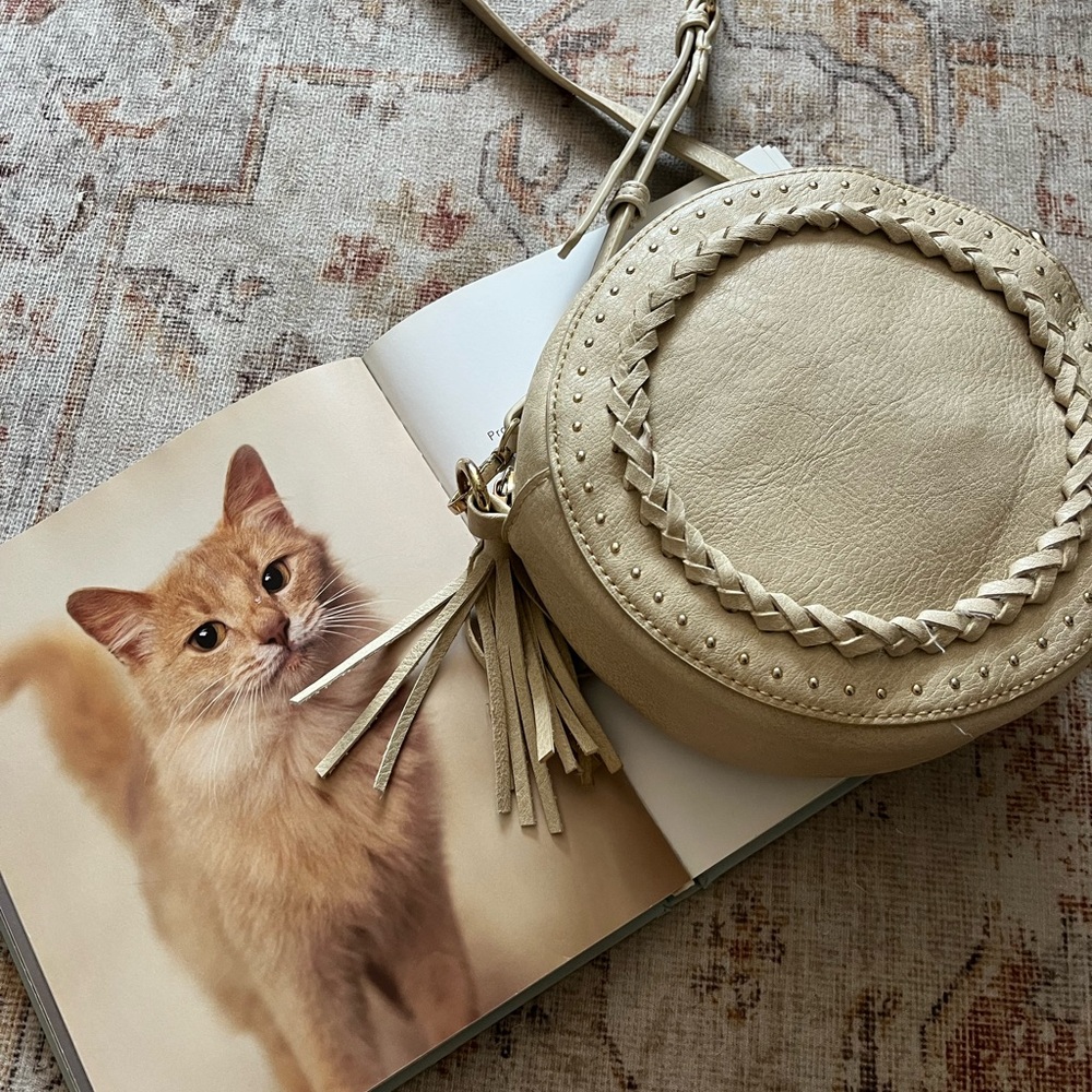 Urban Expressions Beige Crossbody Bag